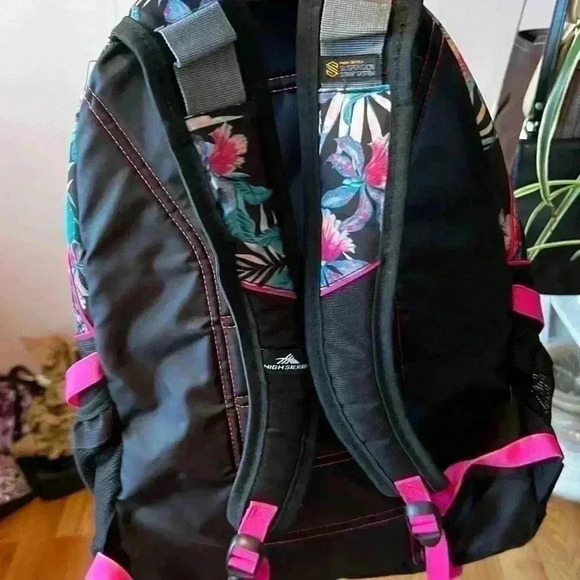 High Sierra XL Swerve Laptop Backpack, Hawaiian Floral, One Size Back To School main image 8